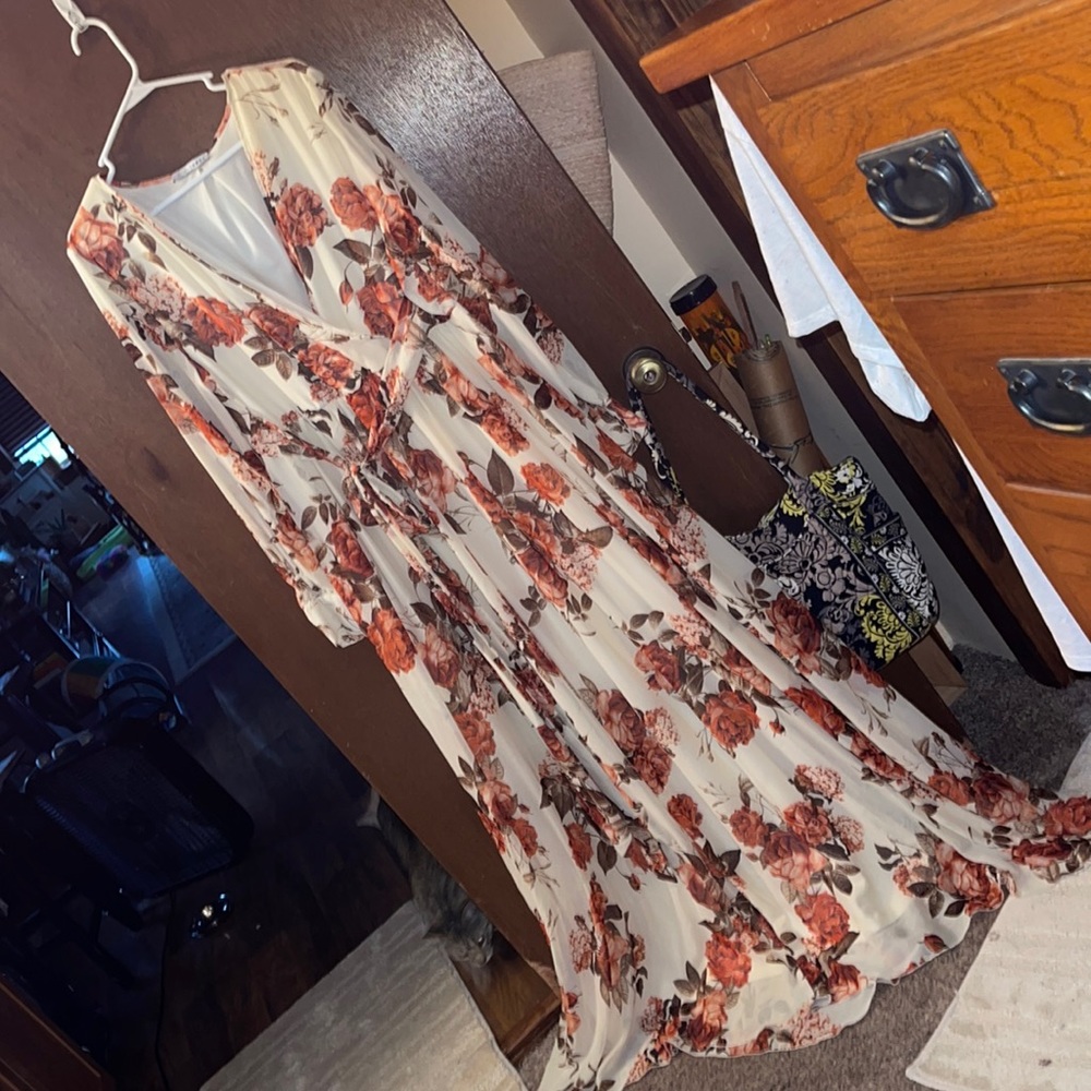 Baltic Born long sleeve maxi dress only worn once for my engagement pictures!
